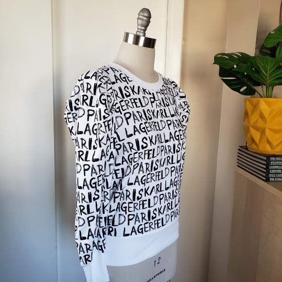 Karl Lagerfeld Sweaters - Karl Lagerfeld Logo Sweater Size Large NEW!